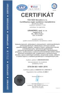 STN EN ISO 140001_2016
